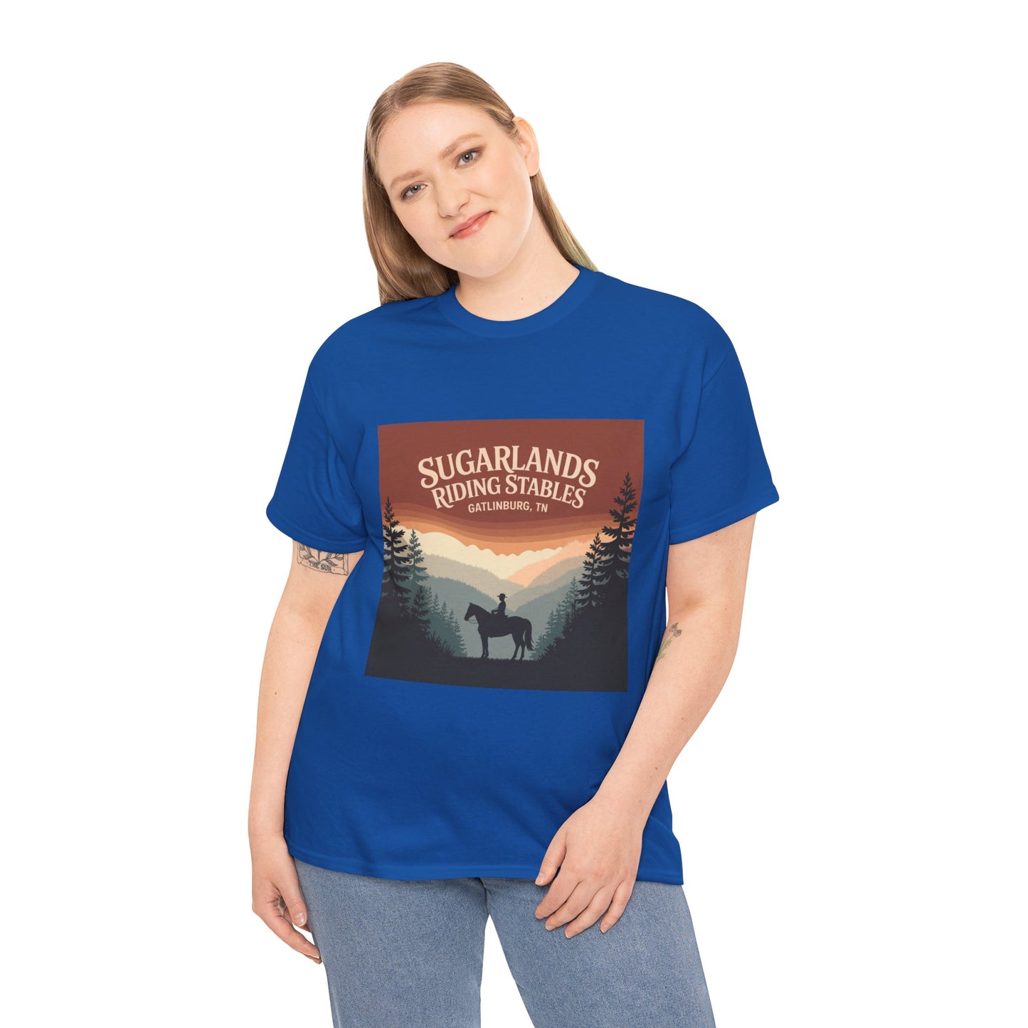 Sugarlands Riding Stables T-Shirt – Gatlinburg Tennessee Smoky Mountains Horseback Tee