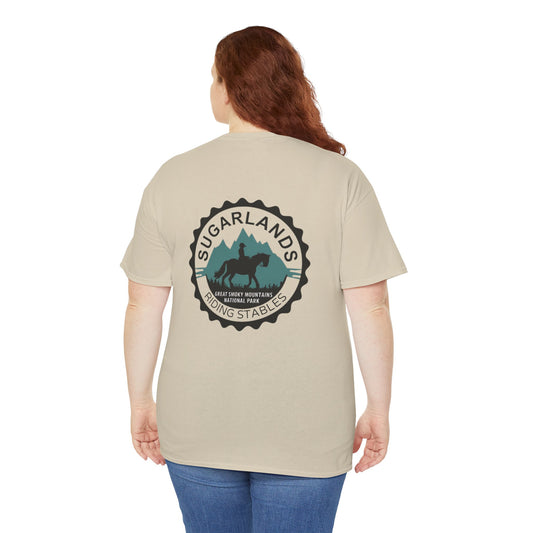 Sugarlands Riding Stables GSMNP Rider Unisex Heavy Cotton Tee