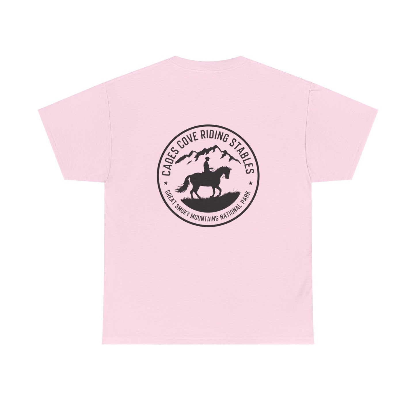 Cades Cove Rider in the Mountains