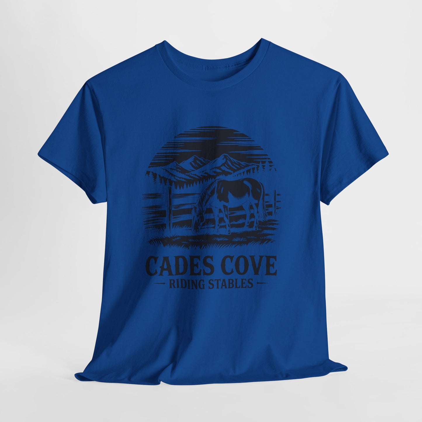 Cades Cove Riding Stables Mountain Horse Shirt – Smoky Mountains Horse Lover Tee