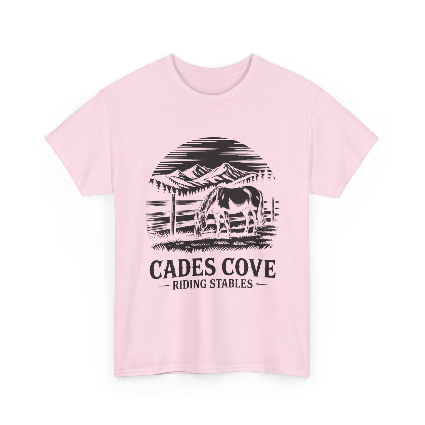 Cades Cove Riding Stables Mountain Horse Shirt – Smoky Mountains Horse Lover Tee