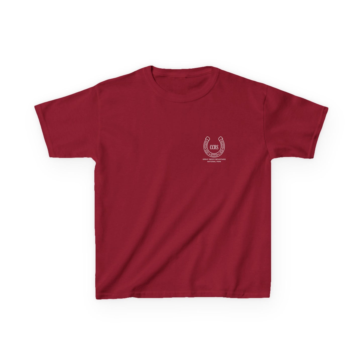 Cades Cove Riding Stables Retro Sunset Kids Heavy Cotton™ Tee