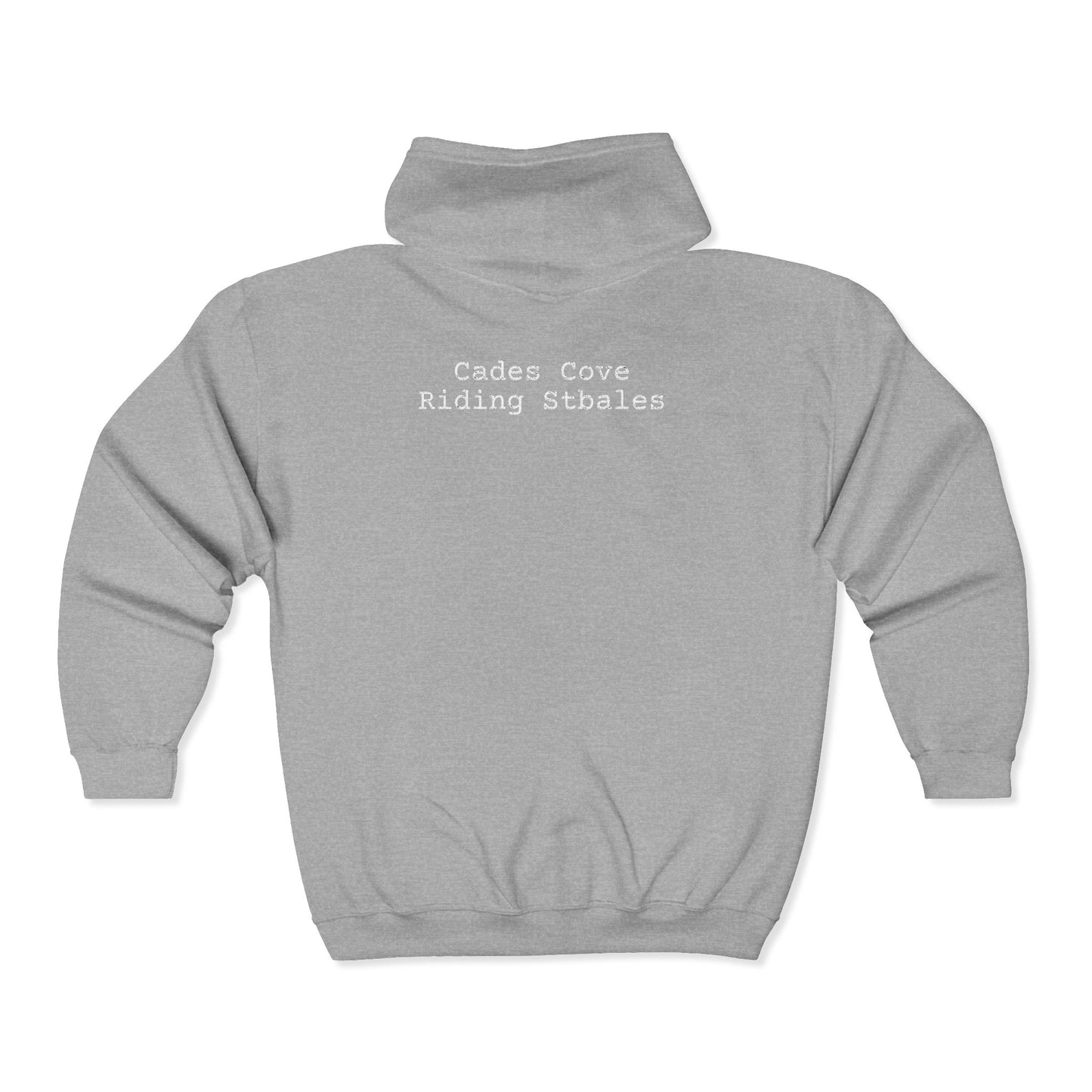 Cade Cove Riding Stables Full Zip Hooded Sweatshirt