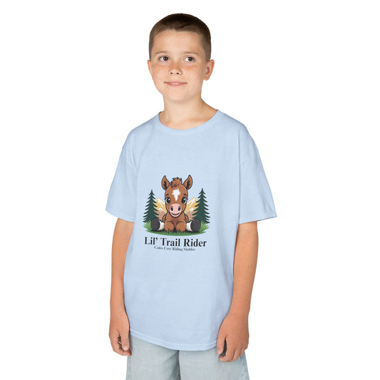 Cades Cove Riding Stables Lil Trail Rider Kids Heavy Cotton™ Tee