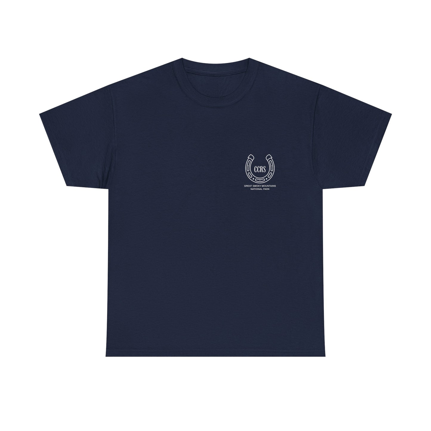 Cades Cove Riding Stables River Horse Unisex Heavy Cotton Tee