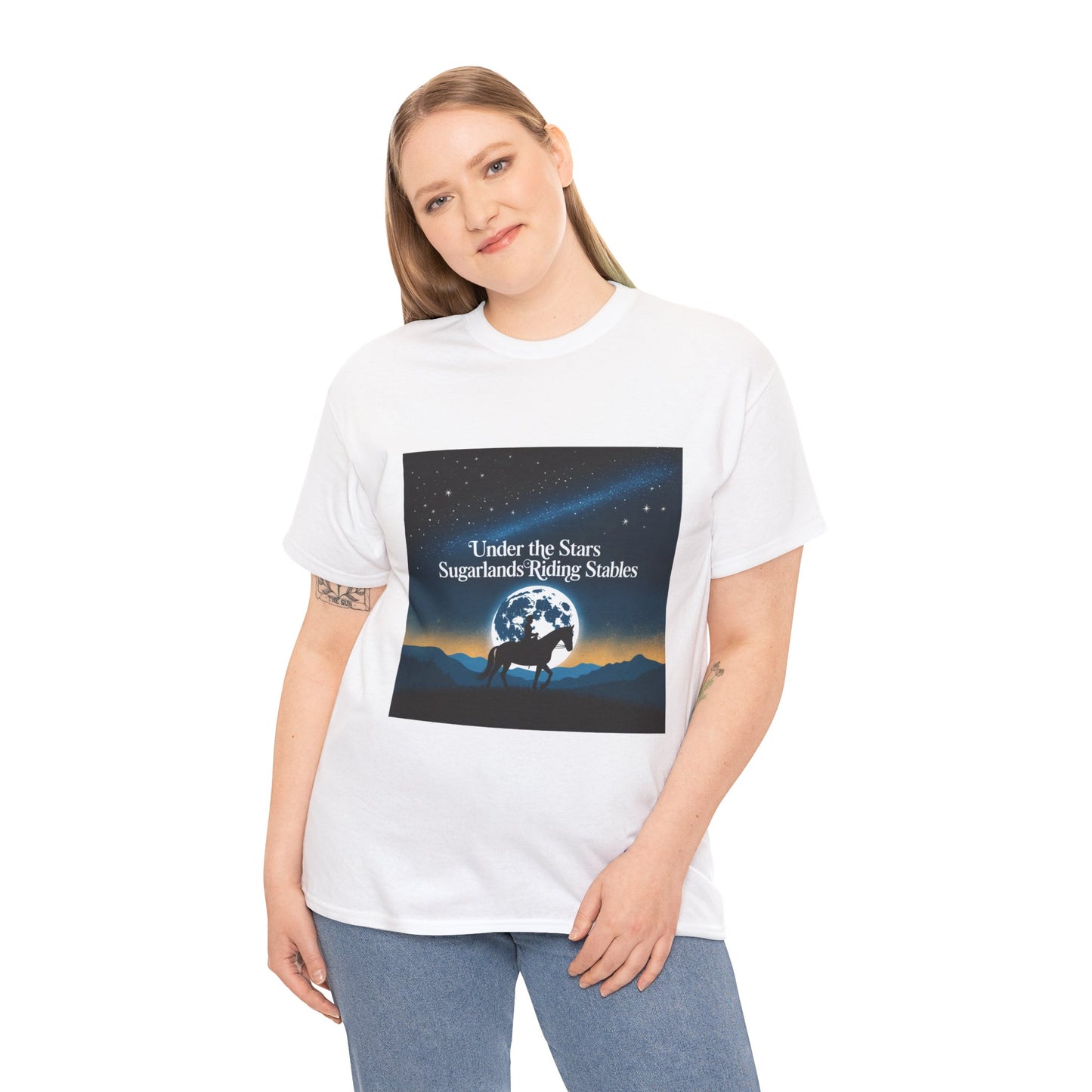 Under the Stars T-Shirt – Sugarlands Riding Stables Gatlinburg Smoky Mountains Horseback Tee