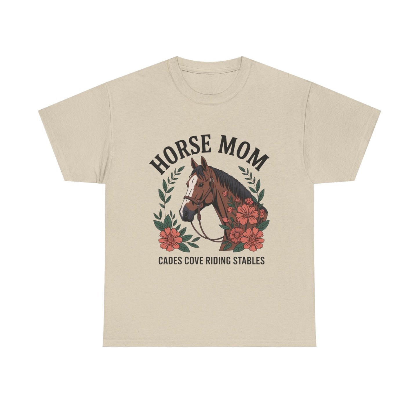Horse Mom Cades Cove Riding Stables Shirt – Floral Horse Lover Smoky Mountains Tee