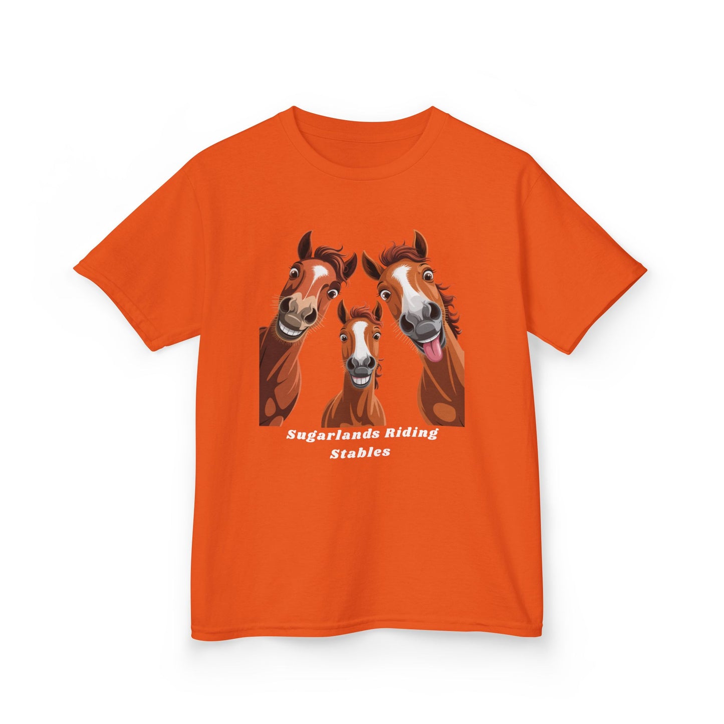 Happy Herd Trio Shirt – Funny Horse Faces Sugarlands Riding Stables Design