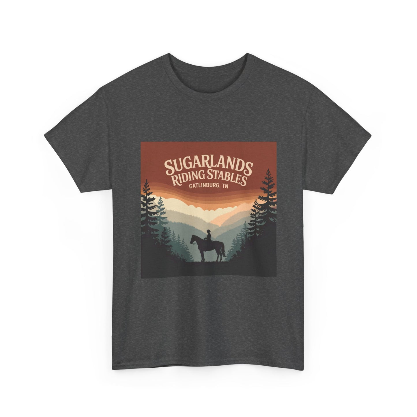 Sugarlands Riding Stables T-Shirt – Gatlinburg Tennessee Smoky Mountains Horseback Tee