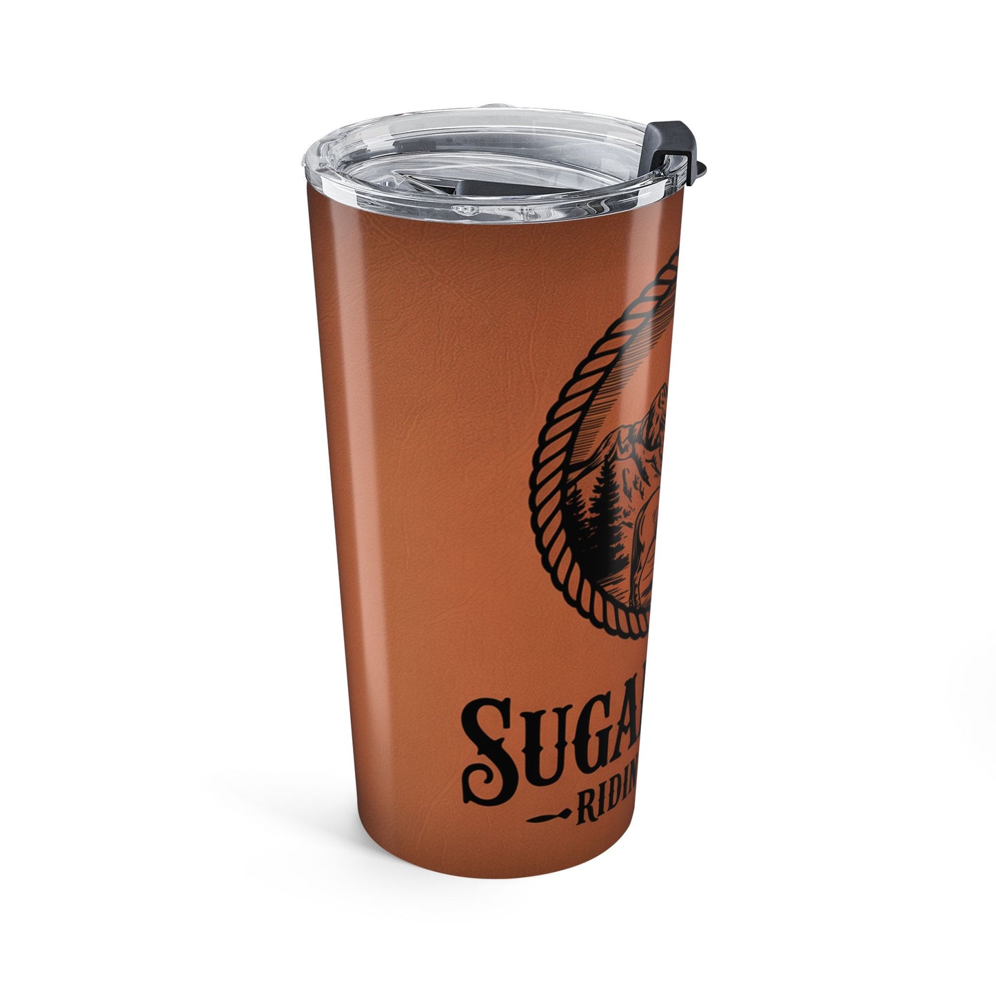 Lone Rider Emblem – Sugarlands Riding Stables Tumbler 20oz