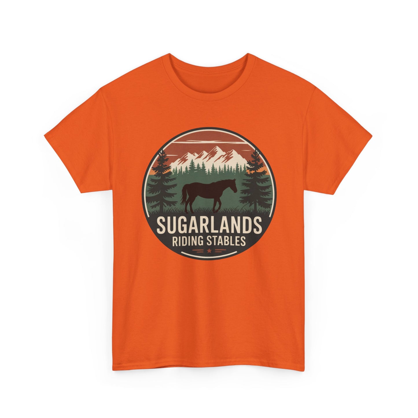 Sugarlands Riding Stables Mountain Horse Shirt – Great Smoky Mountains Trail Riding Tee