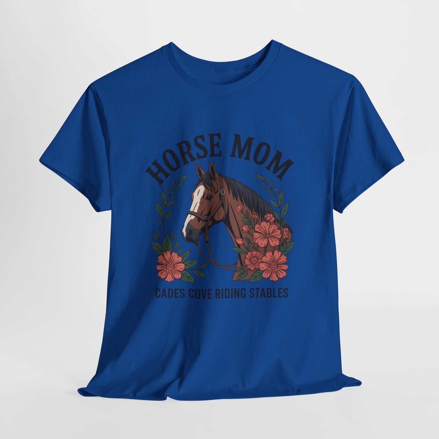 Horse Mom Cades Cove Riding Stables Shirt – Floral Horse Lover Smoky Mountains Tee