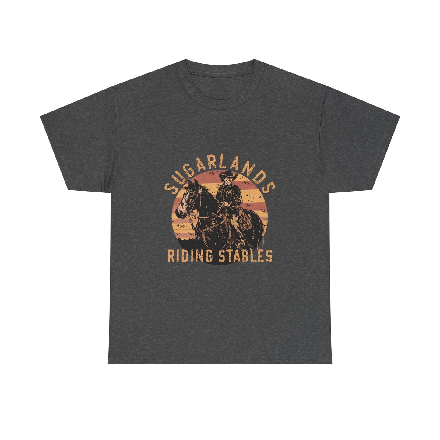 Sugarlands Riding Stables Cowboy Unisex Heavy Cotton Tee