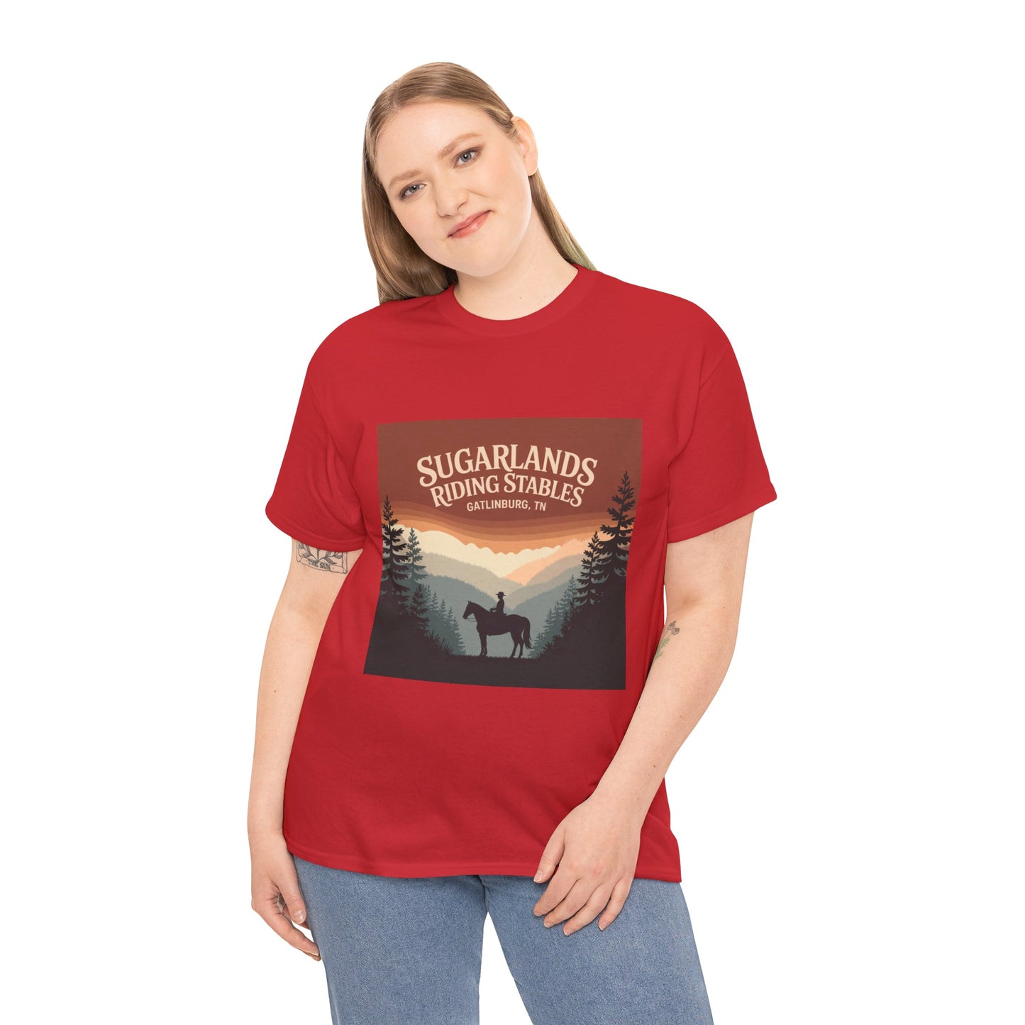 Sugarlands Riding Stables T-Shirt – Gatlinburg Tennessee Smoky Mountains Horseback Tee