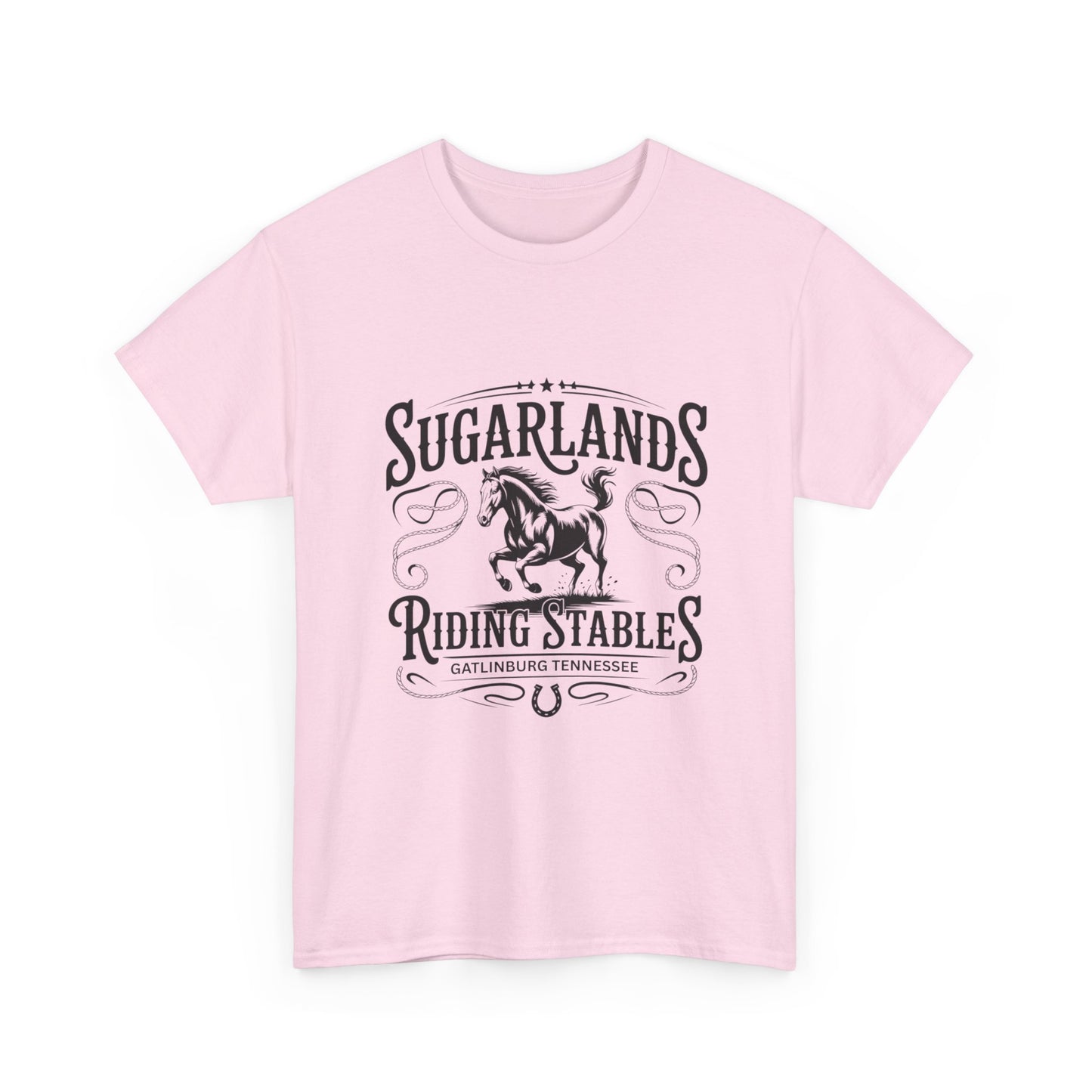 Sugarlands Riding Stables T-Shirt – Western Horse Design Gatlinburg Tennessee