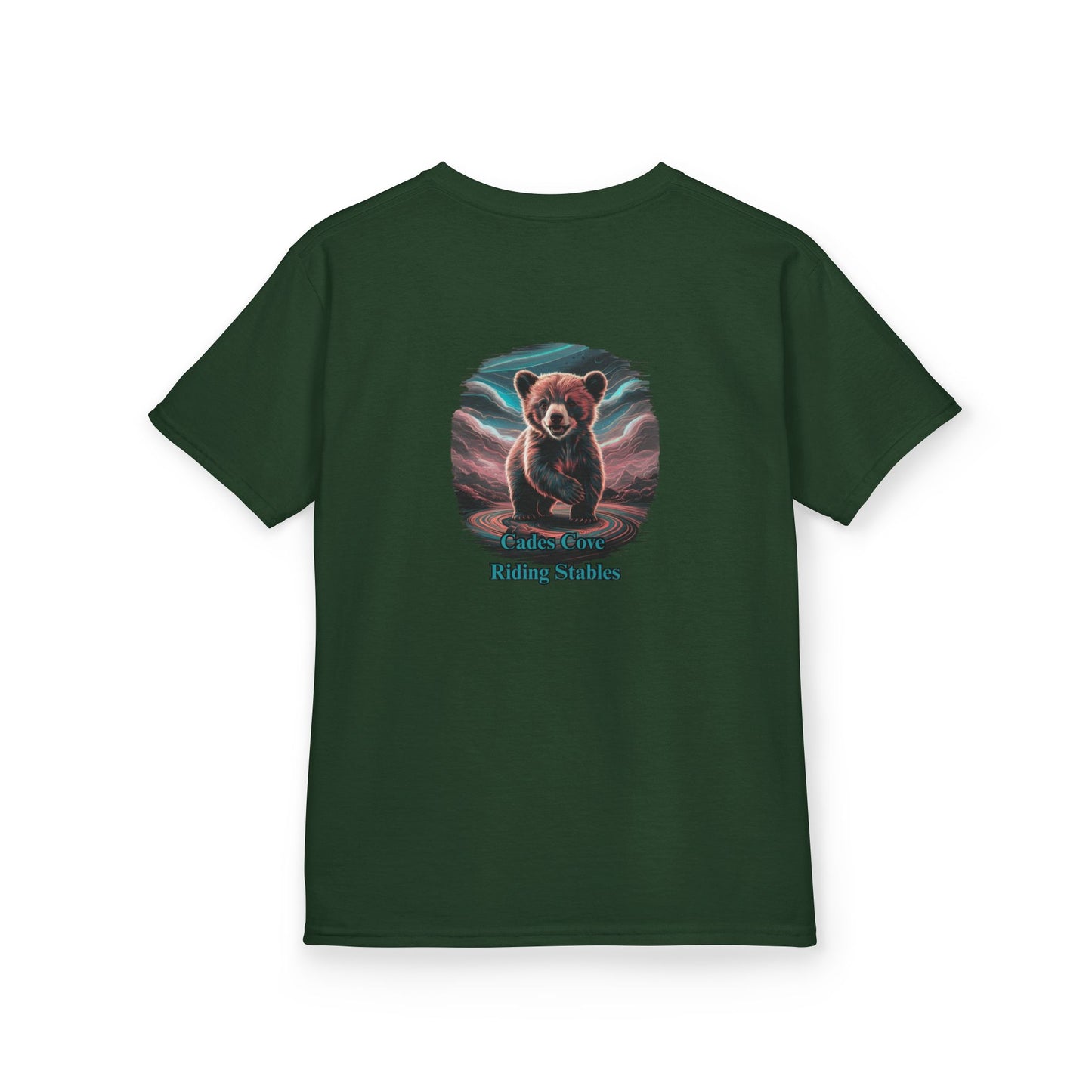 Cades Cove Riding Stables Baby Bear Kids Heavy Cotton™ Tee
