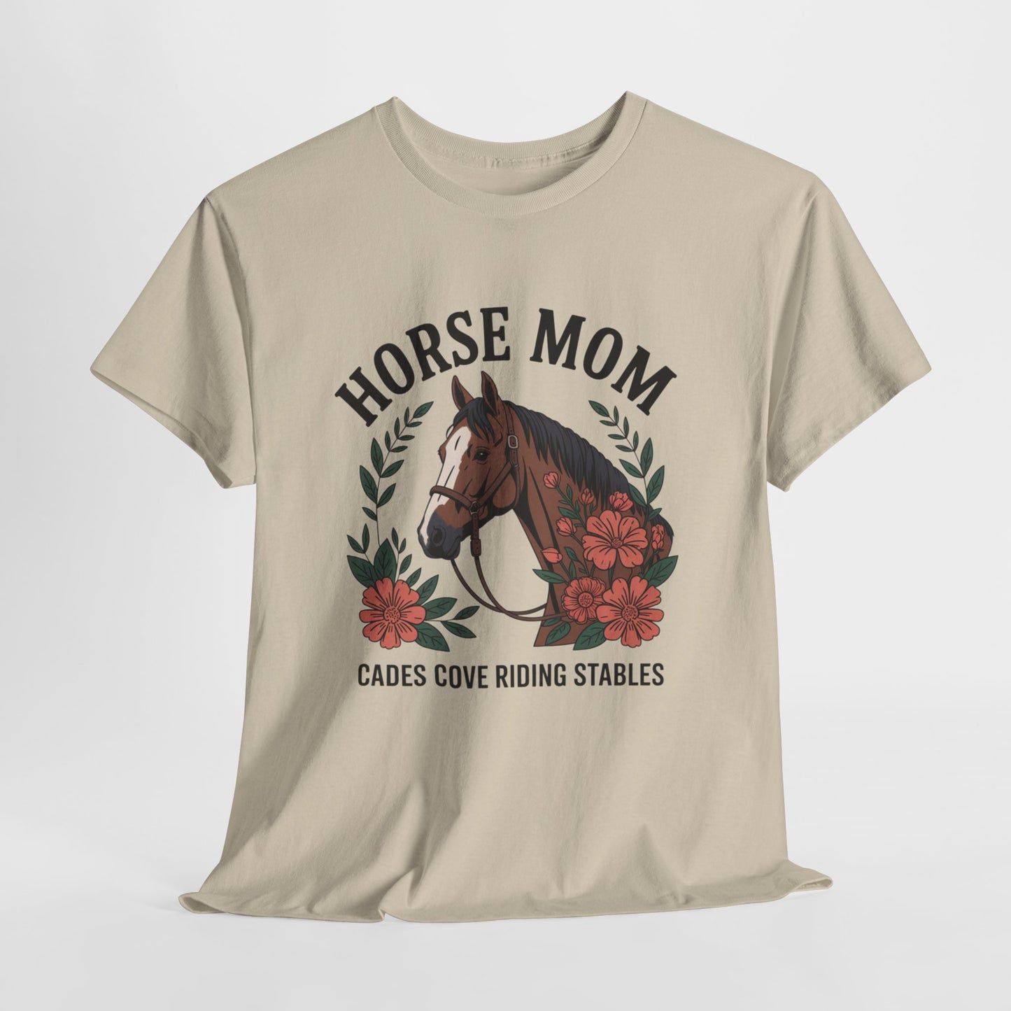 Horse Mom Cades Cove Riding Stables Shirt – Floral Horse Lover Smoky Mountains Tee