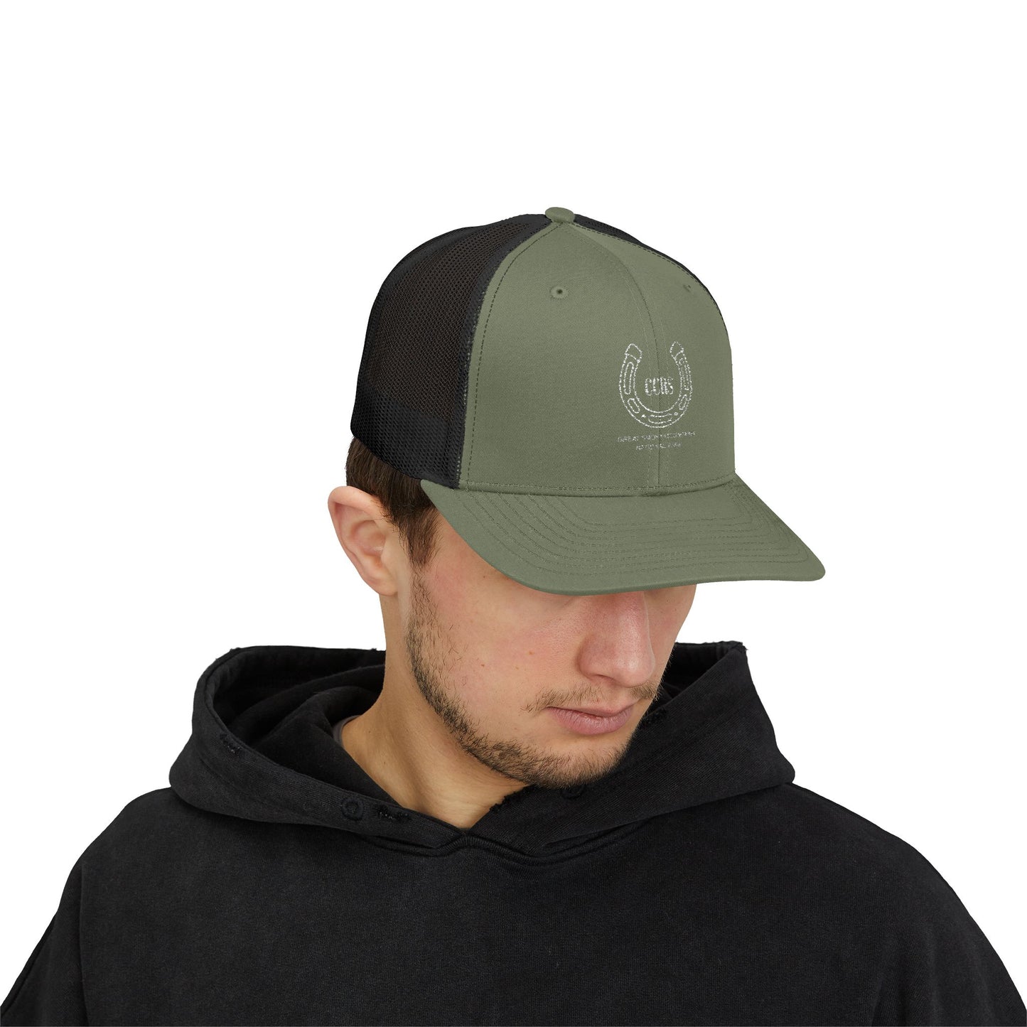 Cades Cove Riding Stables Horseshoe Snapback Trucker Cap