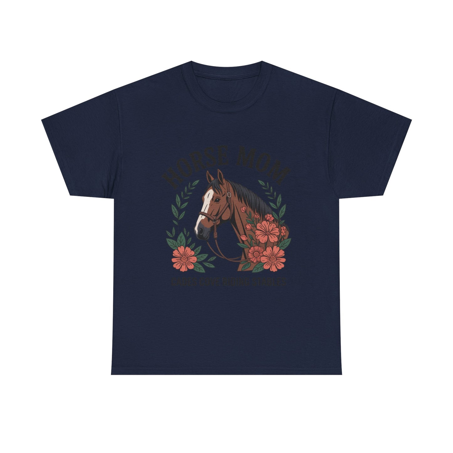 Horse Mom Cades Cove Riding Stables Shirt – Floral Horse Lover Smoky Mountains Tee
