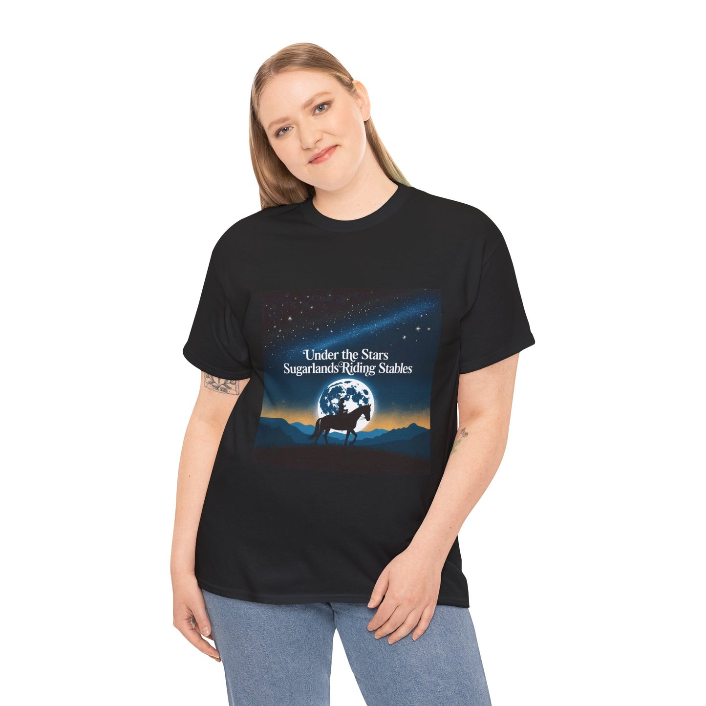 Under the Stars T-Shirt – Sugarlands Riding Stables Gatlinburg Smoky Mountains Horseback Tee