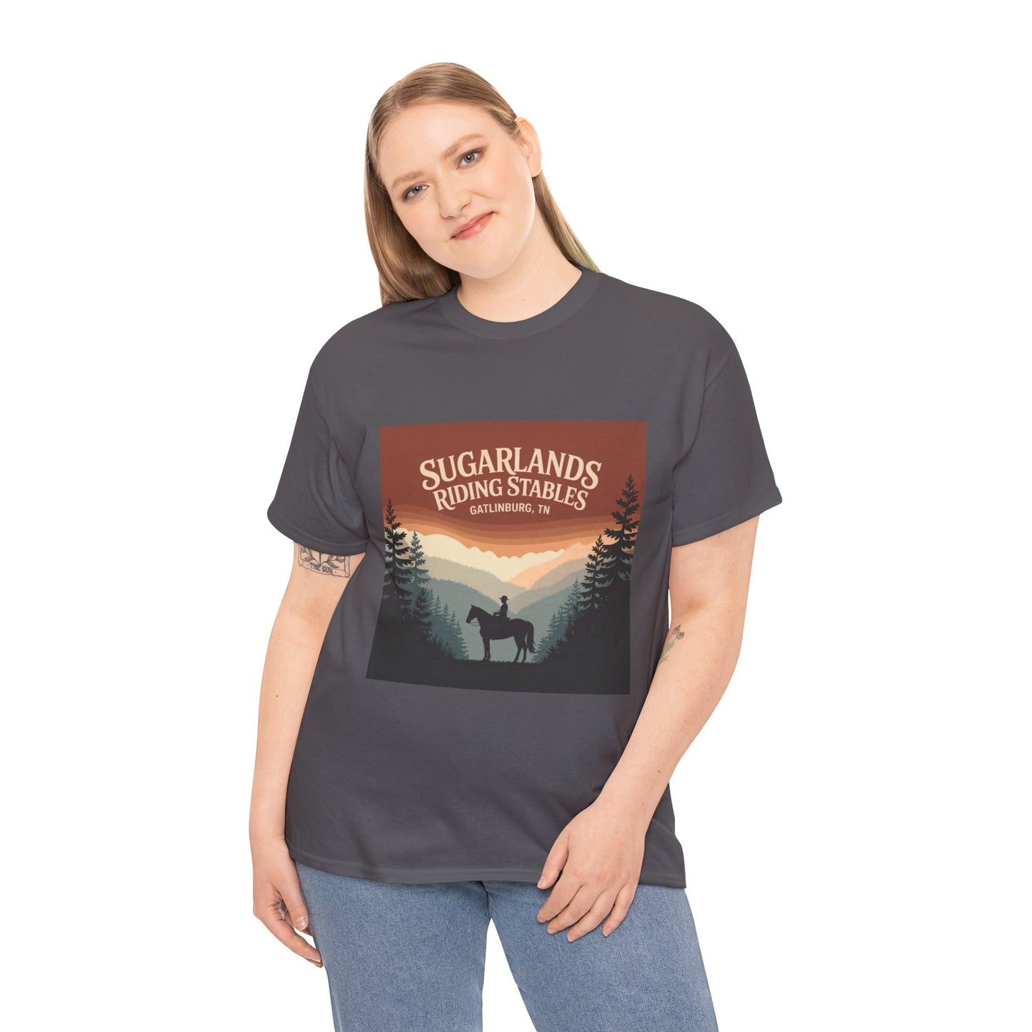 Sugarlands Riding Stables T-Shirt – Gatlinburg Tennessee Smoky Mountains Horseback Tee