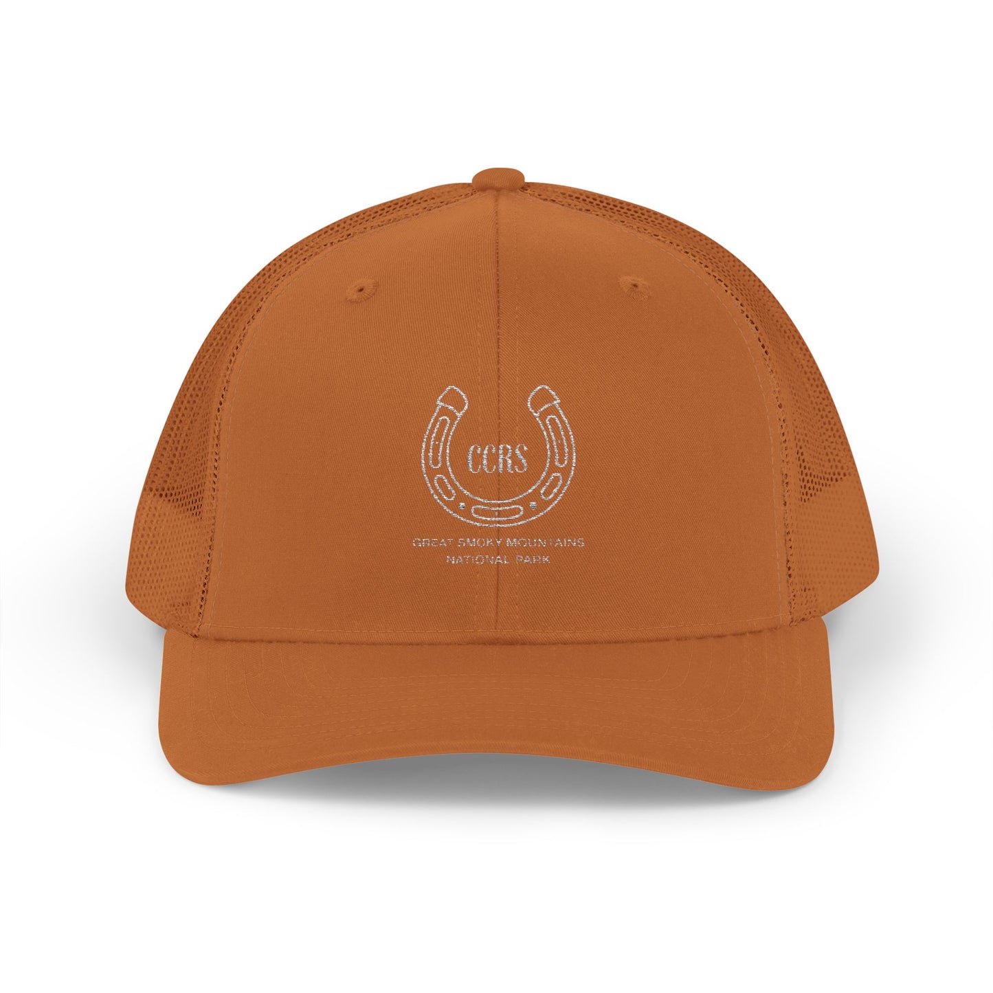 Cades Cove Riding Stables Horseshoe Snapback Trucker Cap