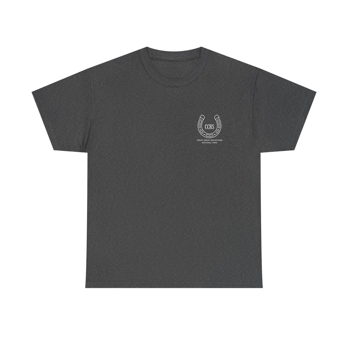Cades Cove Riding Stables Retro Sunset Unisex Heavy Cotton Tee