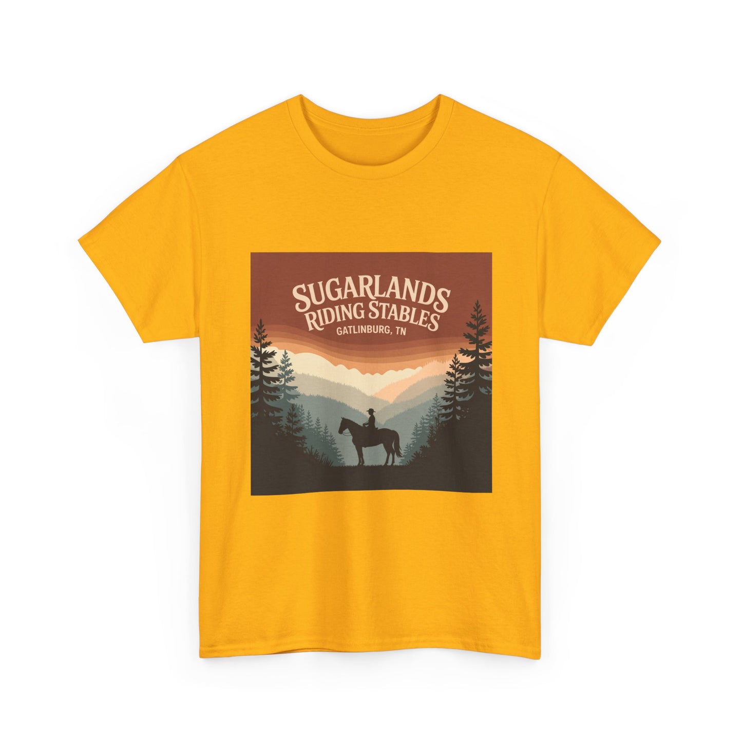 Sugarlands Riding Stables T-Shirt – Gatlinburg Tennessee Smoky Mountains Horseback Tee