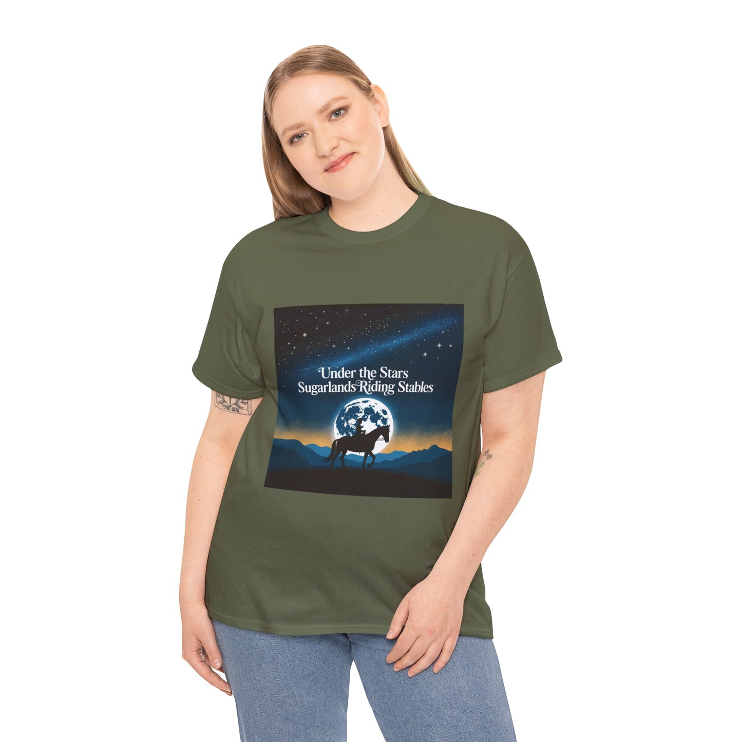 Under the Stars T-Shirt – Sugarlands Riding Stables Gatlinburg Smoky Mountains Horseback Tee