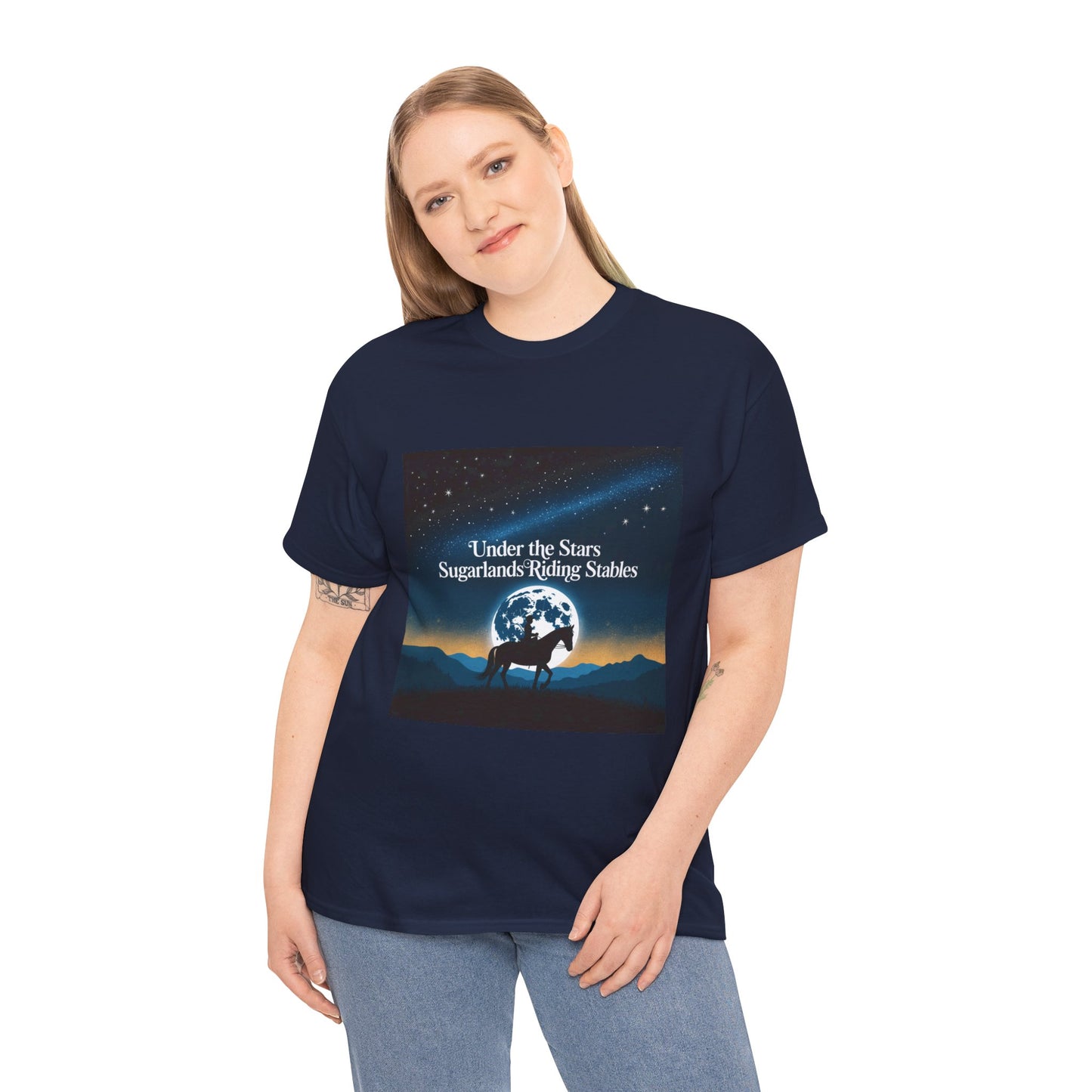 Under the Stars T-Shirt – Sugarlands Riding Stables Gatlinburg Smoky Mountains Horseback Tee