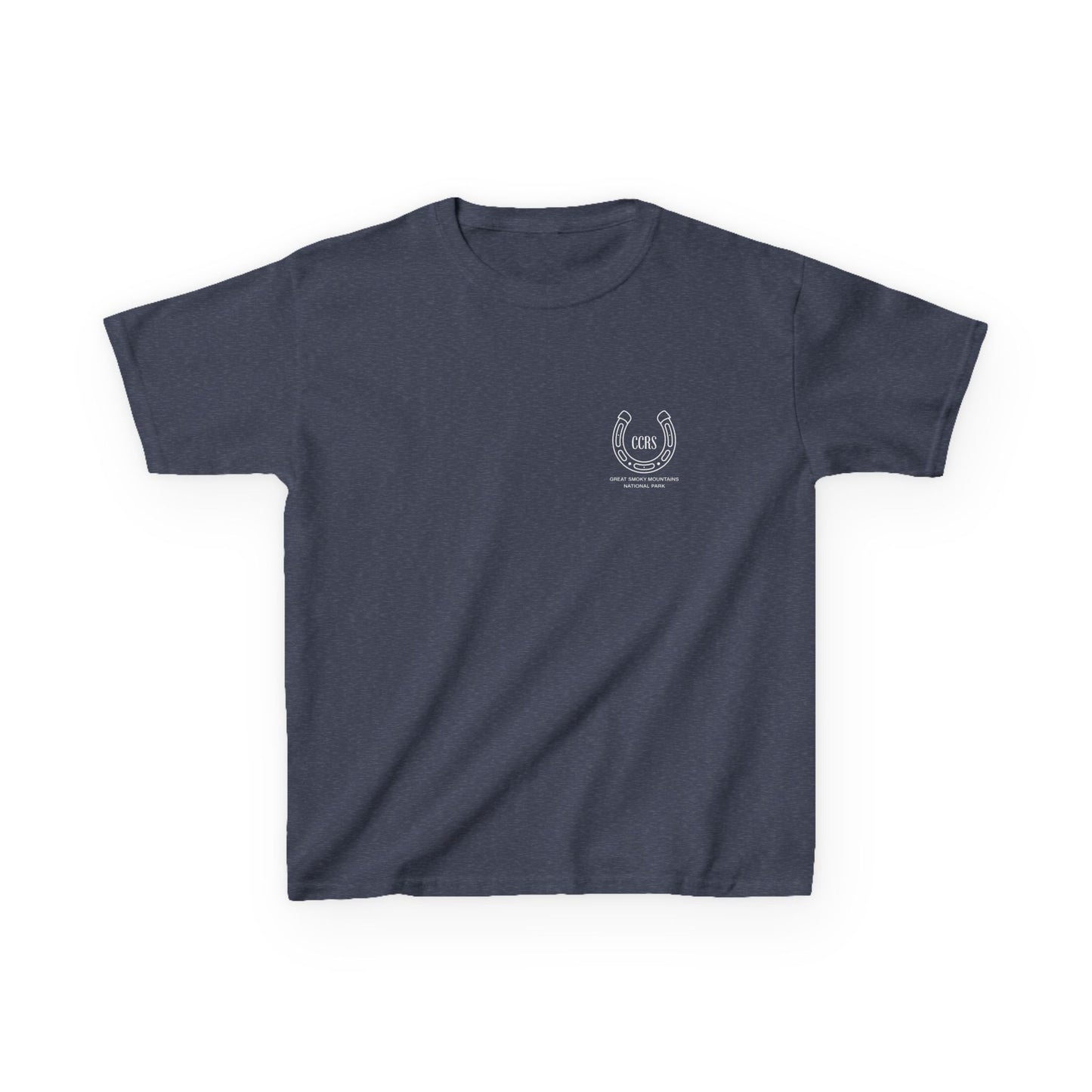 Cades Cove Riding Stables Retro Sunset Kids Heavy Cotton™ Tee