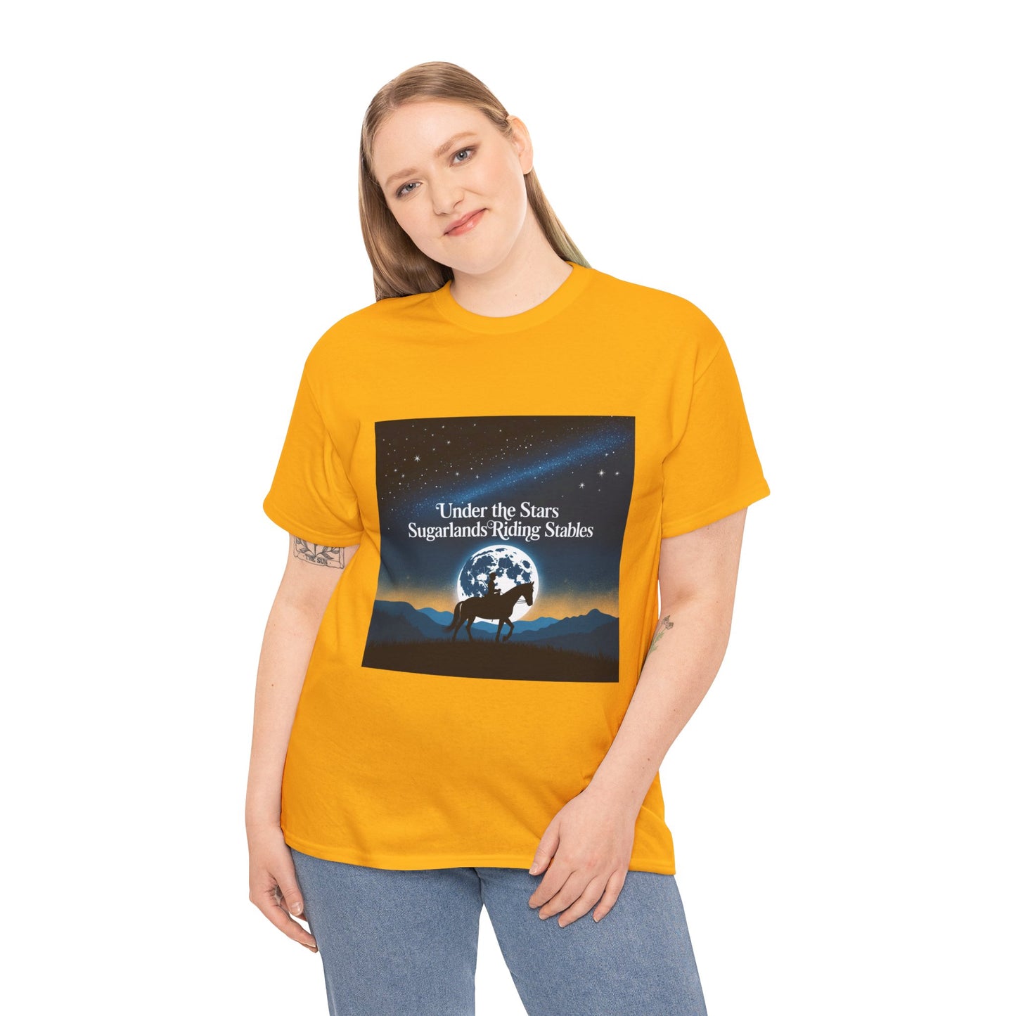 Under the Stars T-Shirt – Sugarlands Riding Stables Gatlinburg Smoky Mountains Horseback Tee