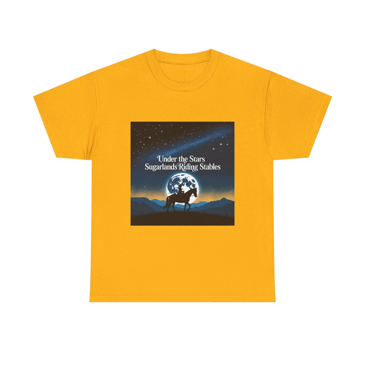 Under the Stars T-Shirt – Sugarlands Riding Stables Gatlinburg Smoky Mountains Horseback Tee