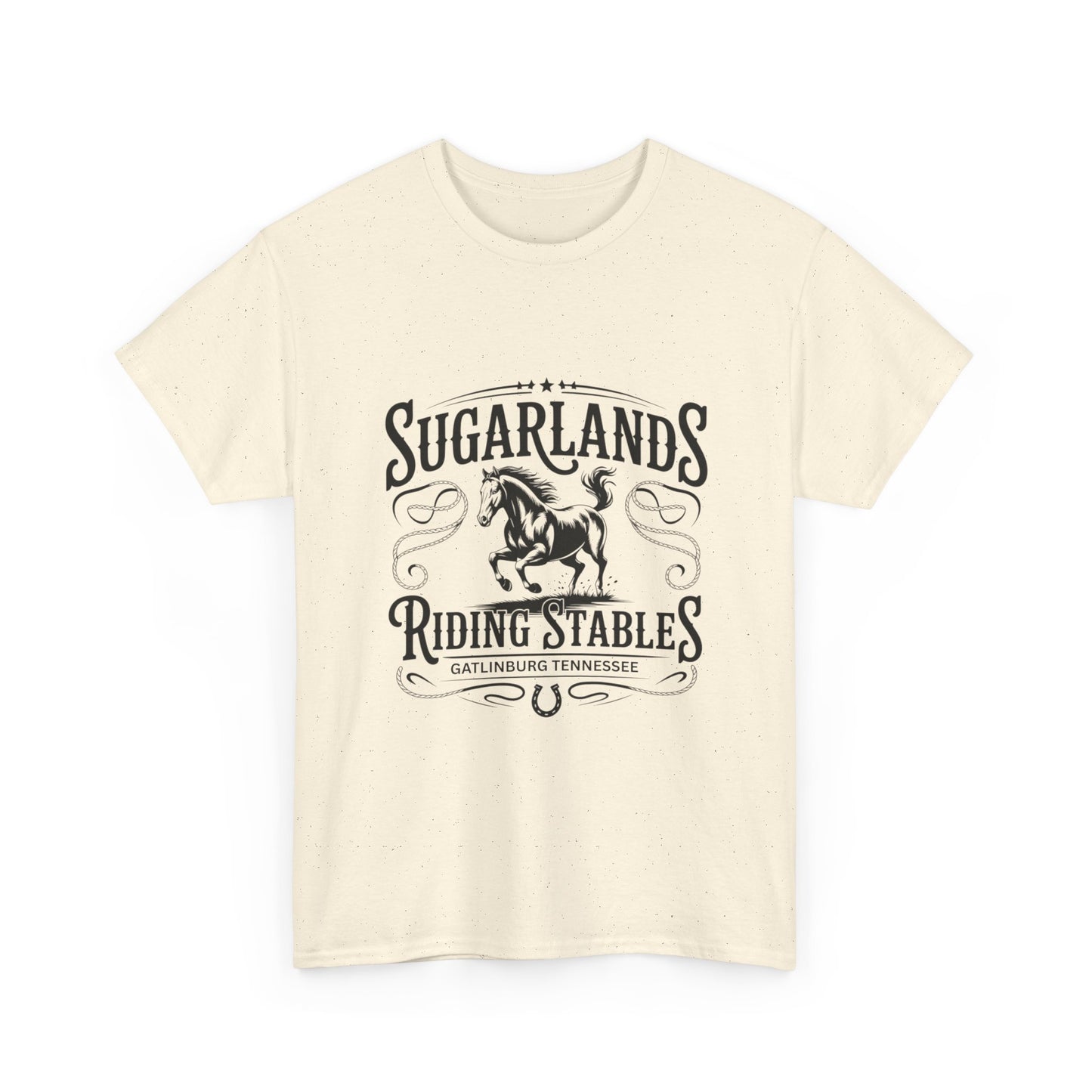 Sugarlands Riding Stables T-Shirt – Western Horse Design Gatlinburg Tennessee
