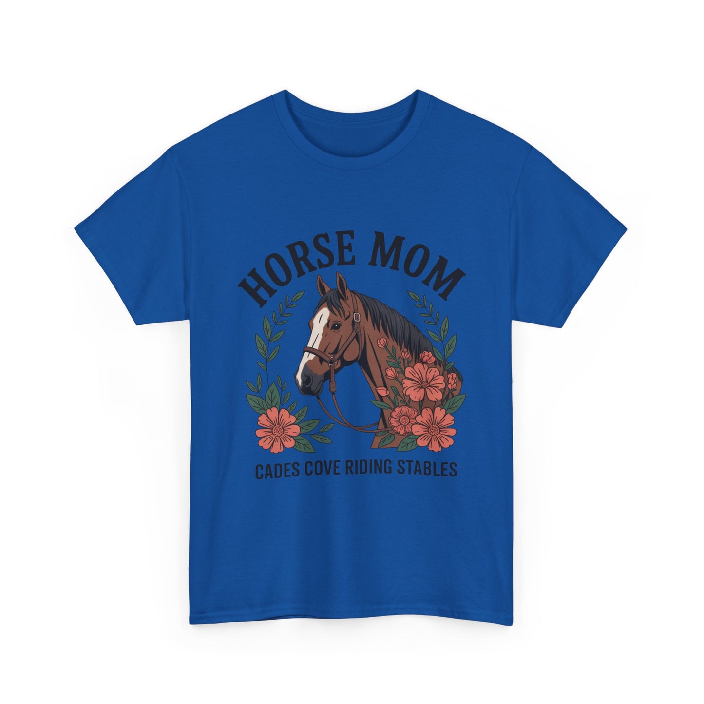 Horse Mom Cades Cove Riding Stables Shirt – Floral Horse Lover Smoky Mountains Tee