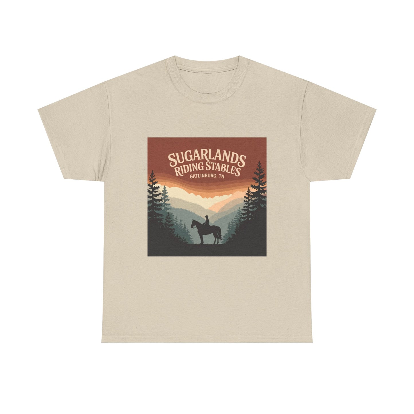 Sugarlands Riding Stables T-Shirt – Gatlinburg Tennessee Smoky Mountains Horseback Tee