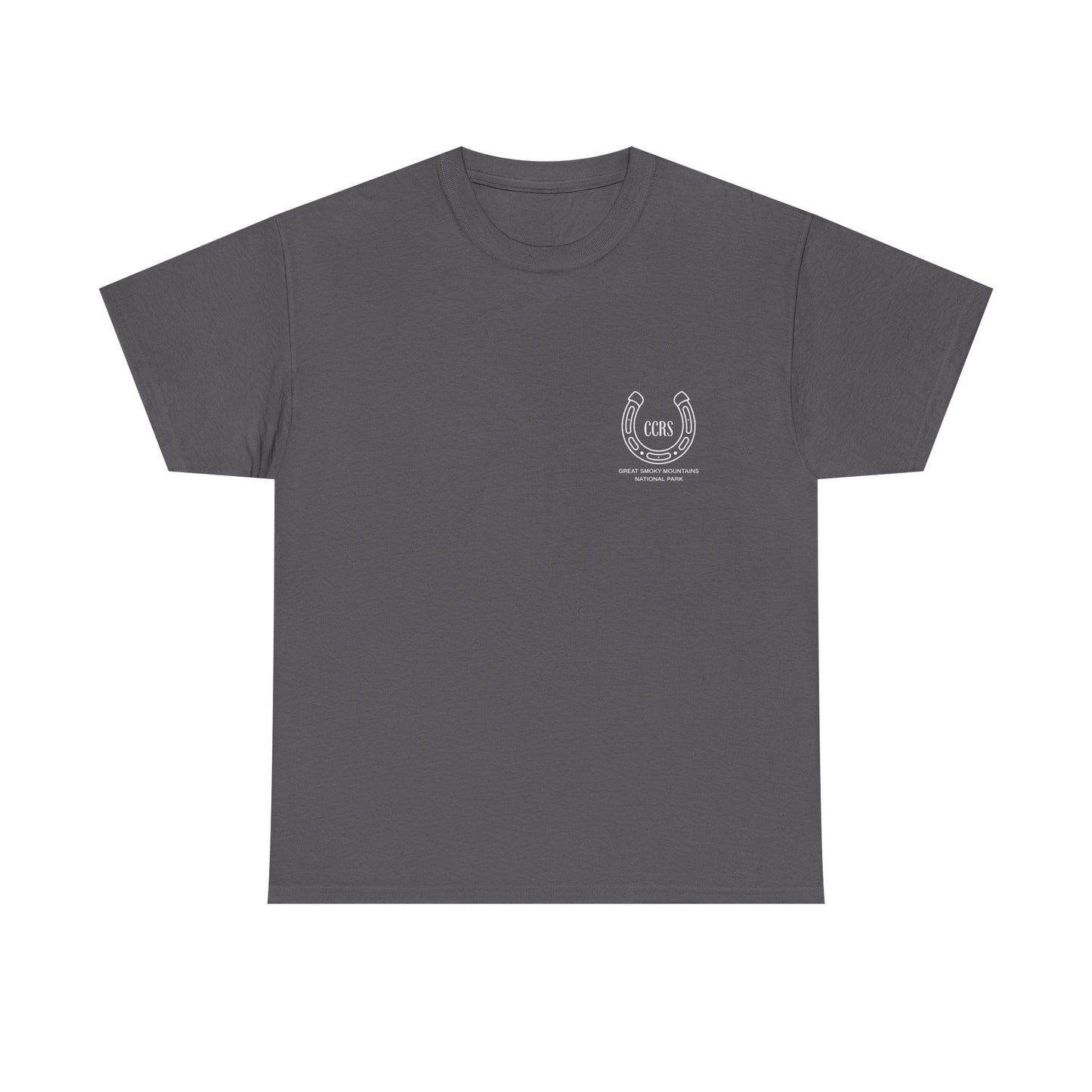 Cades Cove Riding Stables River Horse Unisex Heavy Cotton Tee