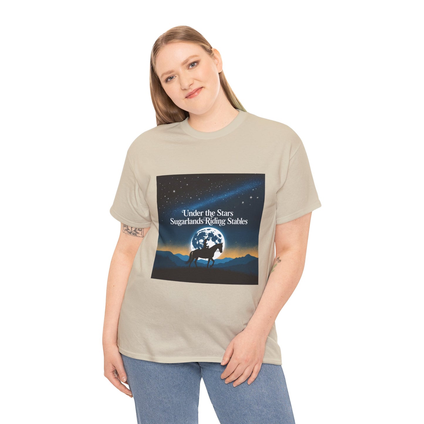 Under the Stars T-Shirt – Sugarlands Riding Stables Gatlinburg Smoky Mountains Horseback Tee