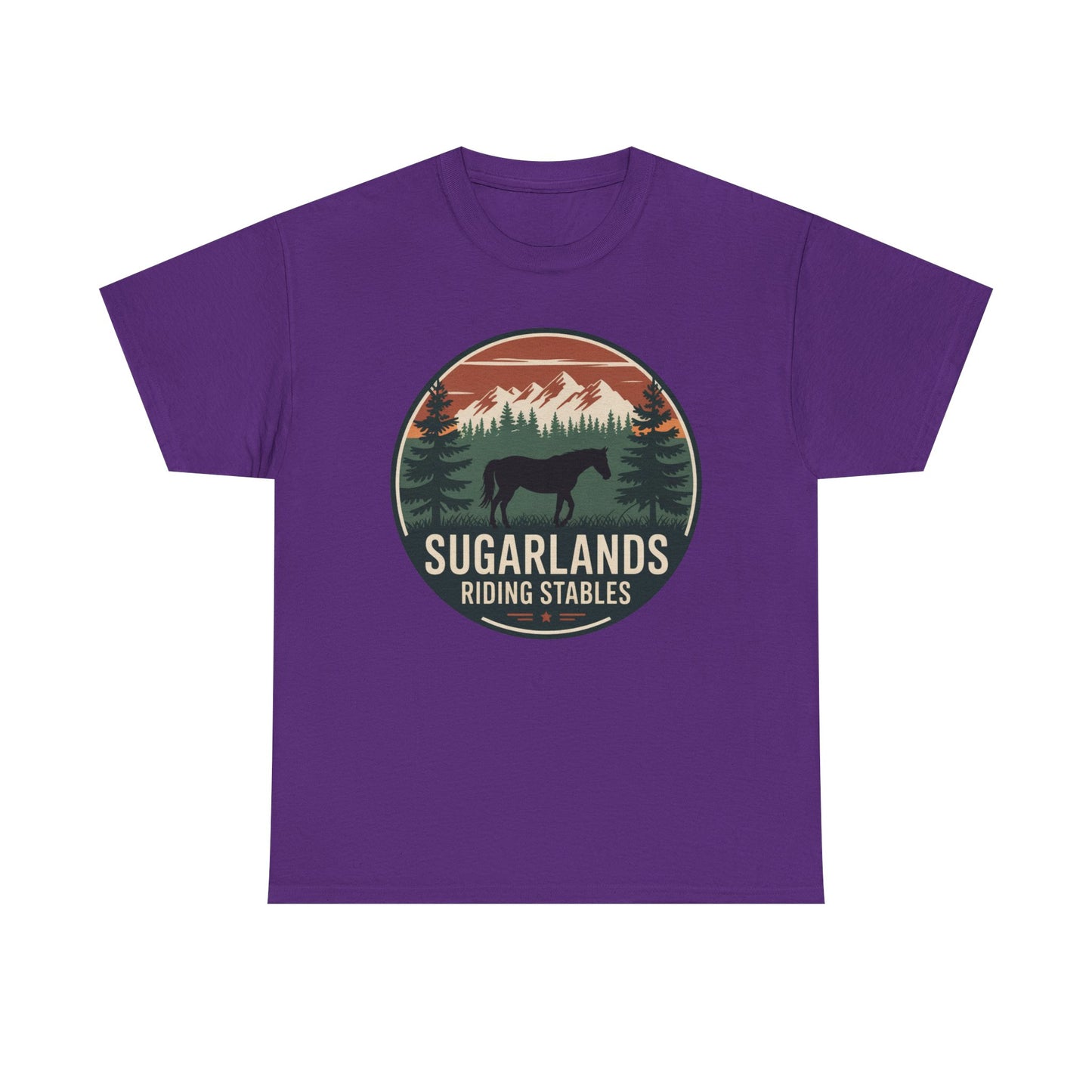 Sugarlands Riding Stables Mountain Horse Shirt – Great Smoky Mountains Trail Riding Tee
