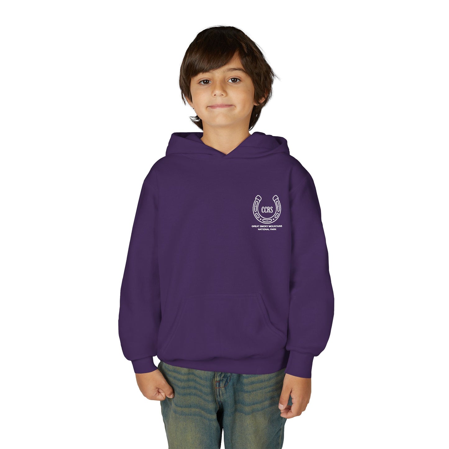 Cades Cove Riding Stables Youth Heavy Blend Hooded Sweatshirt