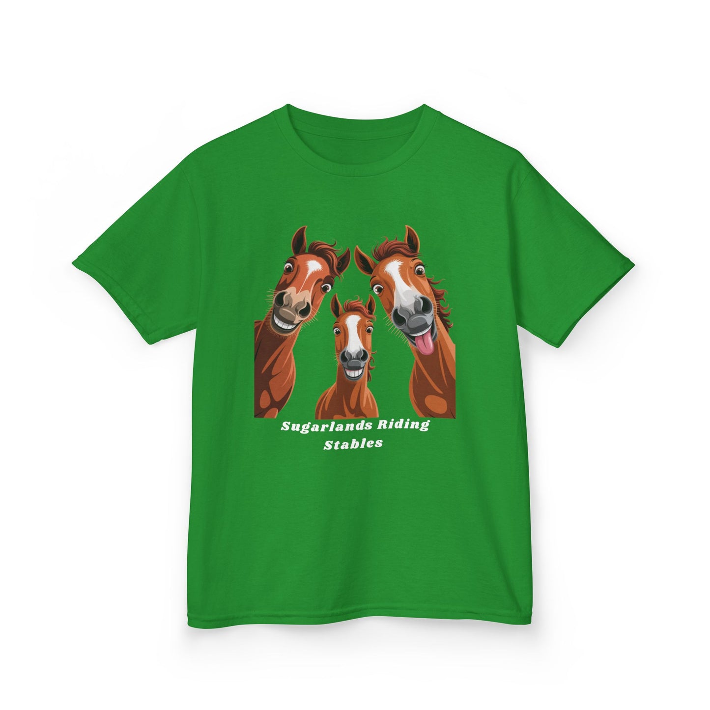 Happy Herd Trio Shirt – Funny Horse Faces Sugarlands Riding Stables Design