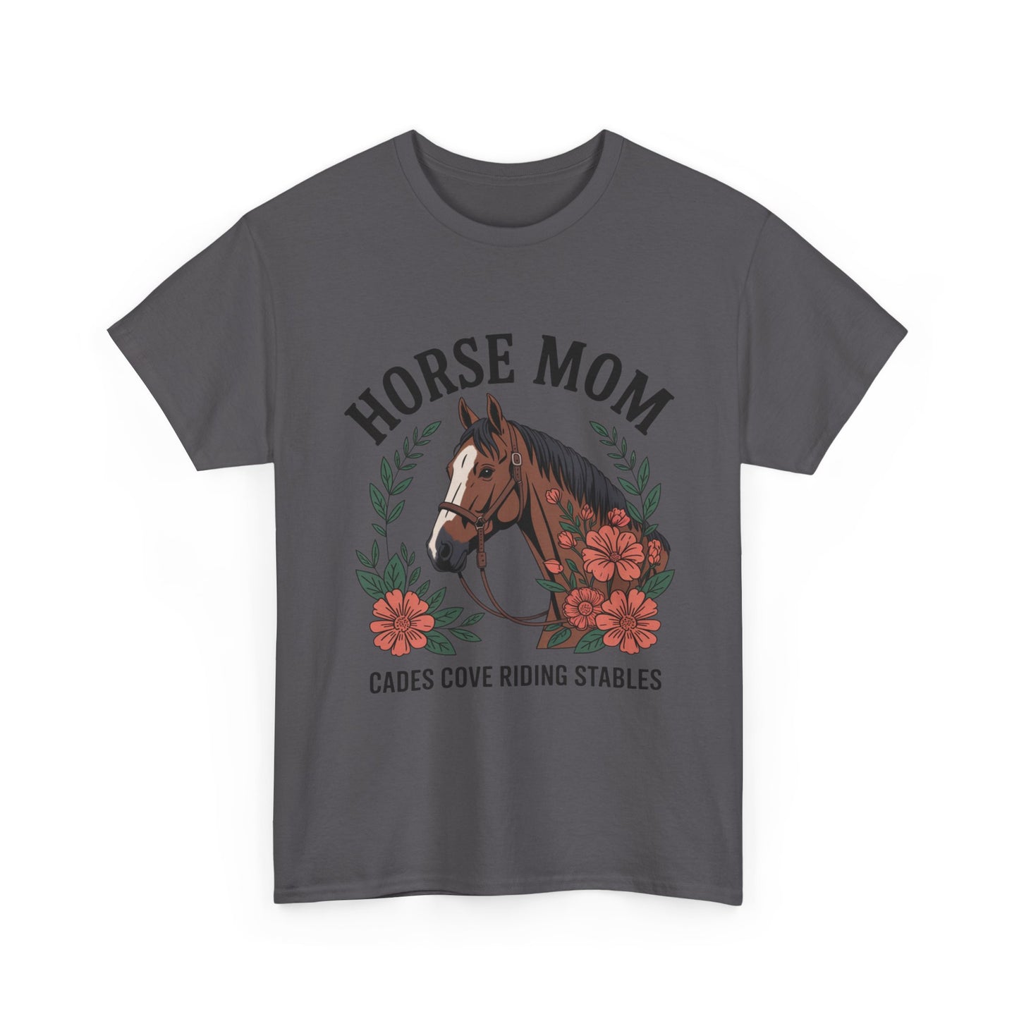 Horse Mom Cades Cove Riding Stables Shirt – Floral Horse Lover Smoky Mountains Tee