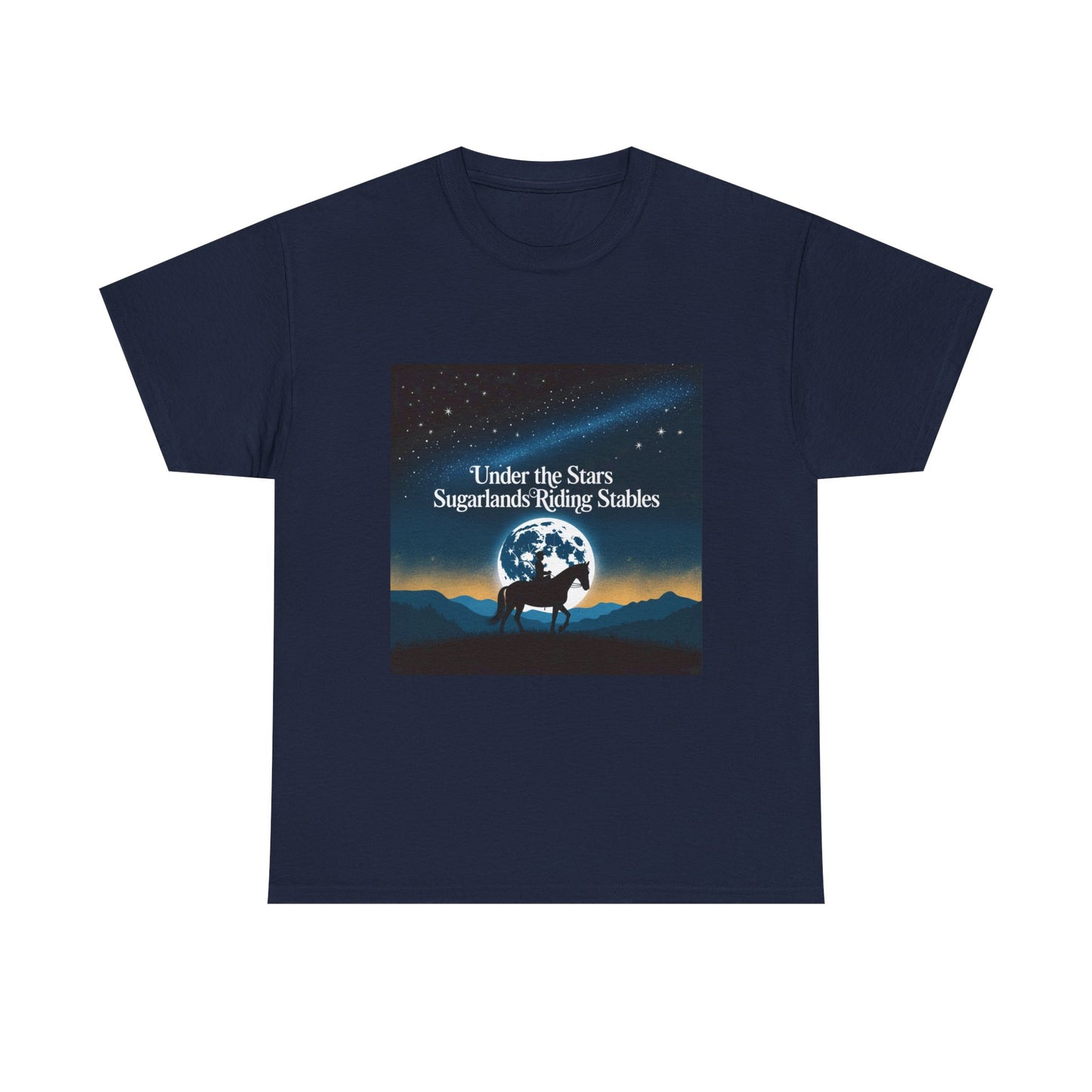 Under the Stars T-Shirt – Sugarlands Riding Stables Gatlinburg Smoky Mountains Horseback Tee