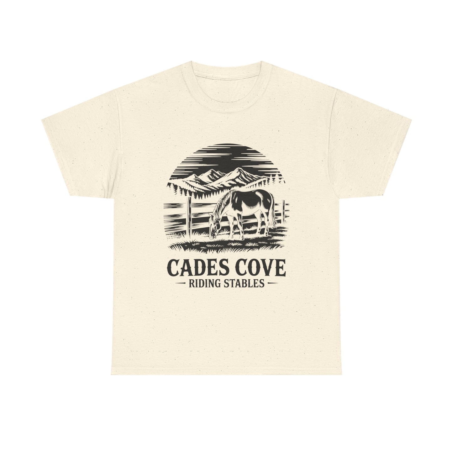 Cades Cove Riding Stables Mountain Horse Shirt – Smoky Mountains Horse Lover Tee