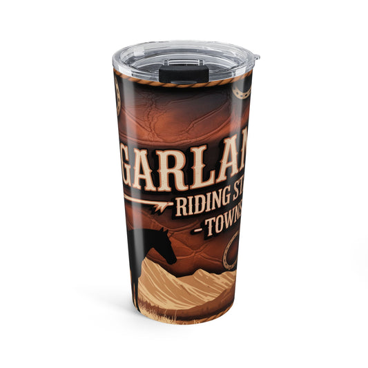 Mountain Range Emblem – Sugarlands Riding Stables Tumbler Design 20oz