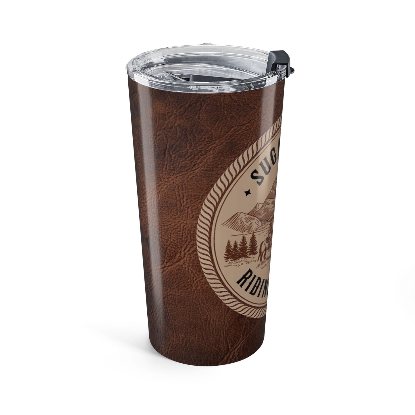 Frontier Riders Emblem – Sugarlands Riding Stables Tumbler Design 20oz