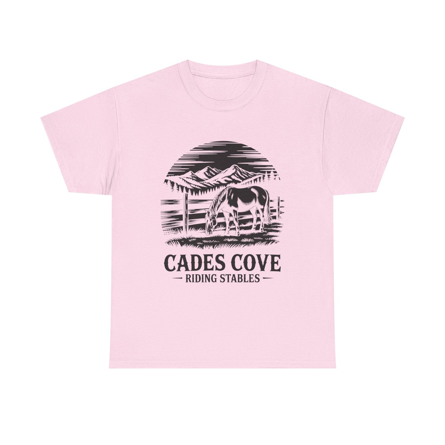 Cades Cove Riding Stables Mountain Horse Shirt – Smoky Mountains Horse Lover Tee