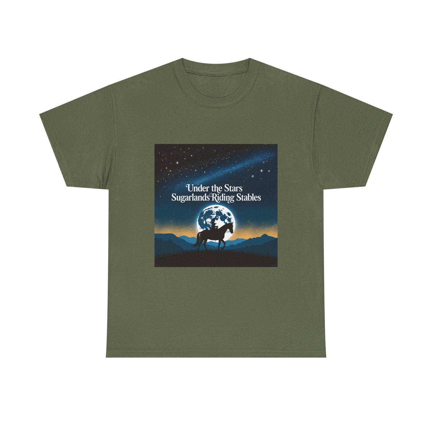 Under the Stars T-Shirt – Sugarlands Riding Stables Gatlinburg Smoky Mountains Horseback Tee