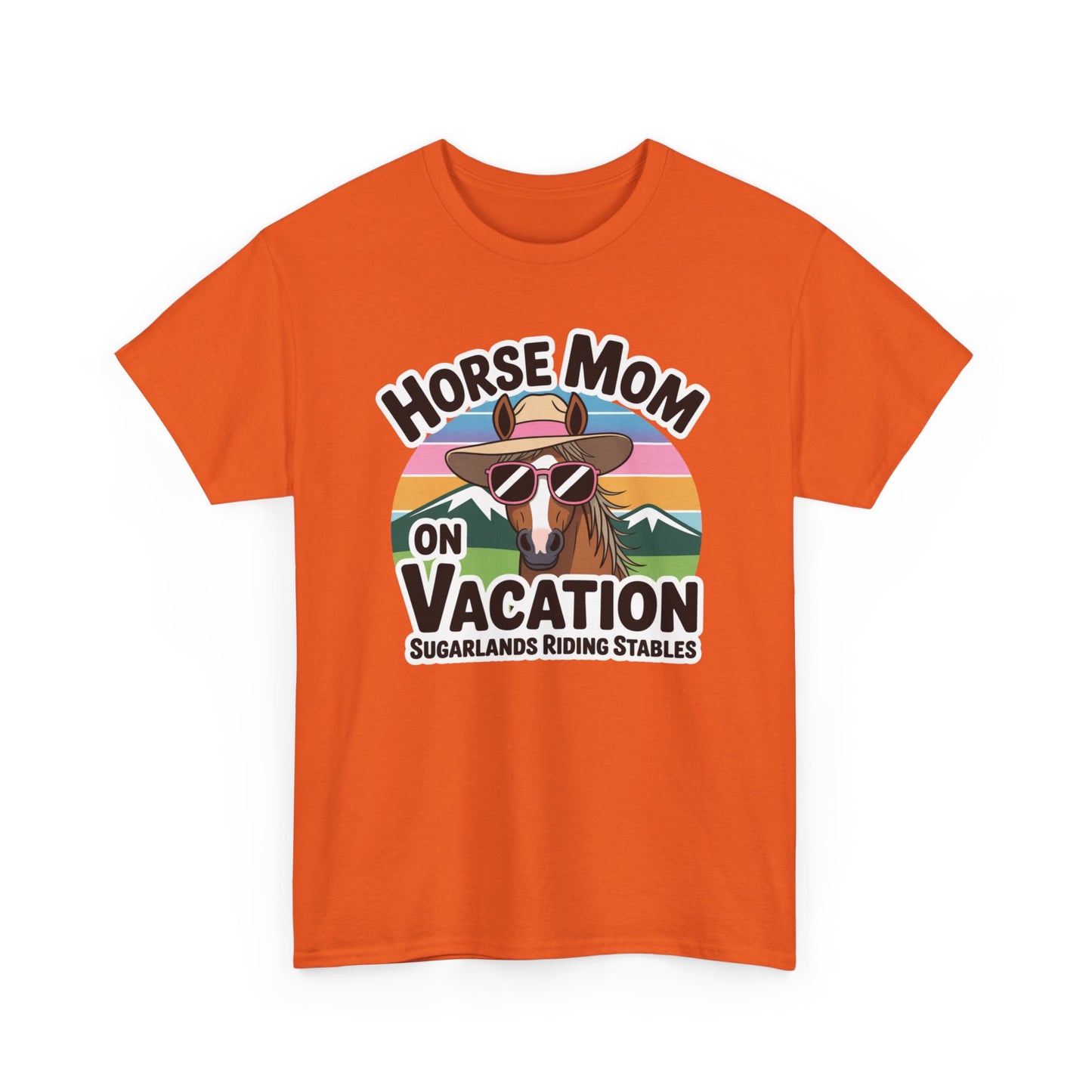 Horse Mom on Vacation Tee — Cute Retro Horse Riding Mom Shirt Sugarlands