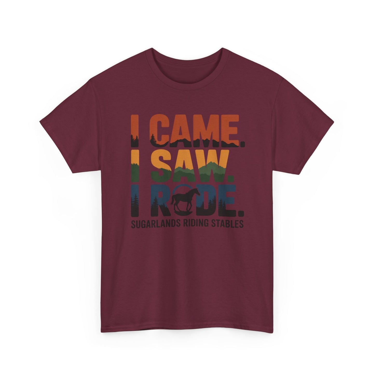 I Came. I Saw. I Rode. Horseback Riding T‑Shirt